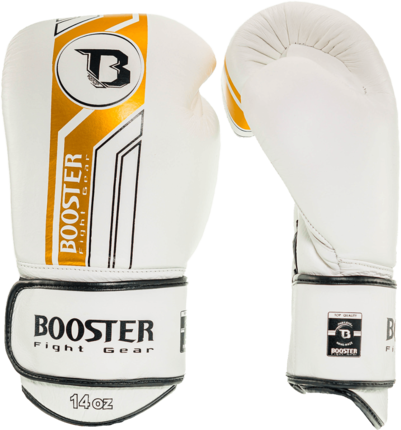 Booster Boxhandschuhe MMA Muay Thai Kickboxen weiß Boxing Gloves BT-Sparring