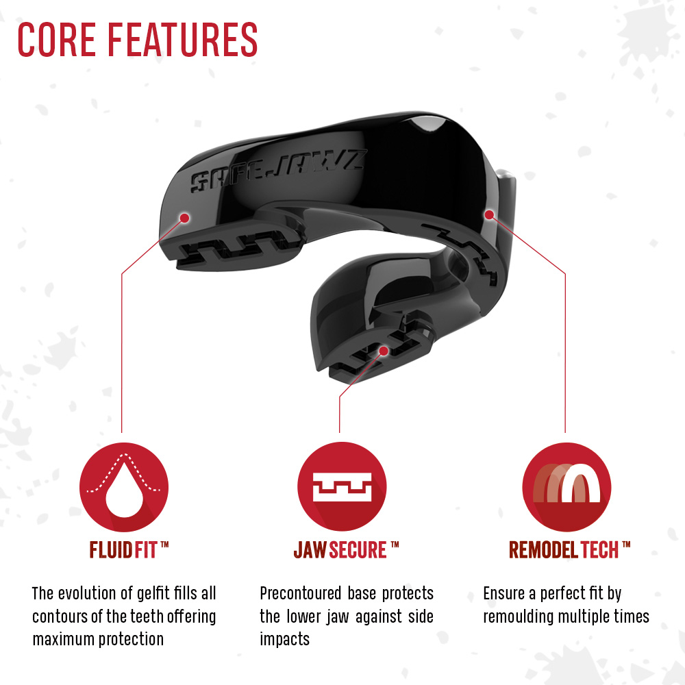 SAFEJAWZ NITRO BLACK/RED