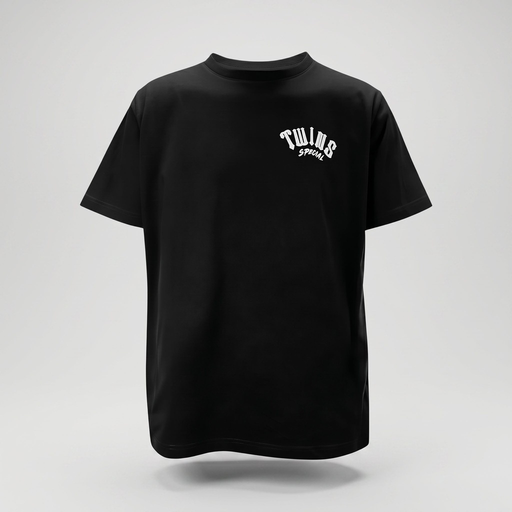 TWINS TEE 02 BLACK